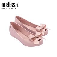 【August】 Melissa 2022 new women's single shoes fashion Korean pointed ladies jelly sandals flatwomen'swork shoes