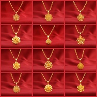 Kalung Bunga Dewa Asli 999 untuk Wanita Istana Emas Ancie