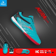 Giày Đá Bóng Giày Đá Banh Futsal MIRA SAMBA IC Chính Hãng Đế Cao Su Chống Trơn Dành Cho Sân gỗ Merci