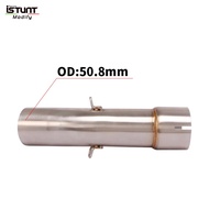 Slip On For SUZUKI SV650 SV650X SV650S SV 650 2003 - 2015 Motorcycle Exhaust Muffler DB Killer Midd