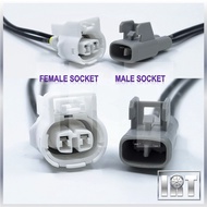 2 Pin Fuel Pump Socket Toyota Land Cruiser Hilux KUN LN106 Soket Kereta Wire Wiring Harness Connecto