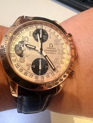 Omega Speedmaster罕白面 自動腕錶18K玫瑰金