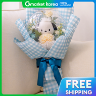 Aspasia | ช่อดอกไม้คาเมยล ซานริโอ (ปอชาโค) สำหรับงานจบการศึกษา งานเข้าเรียน อนุบาล งานเลี้ยงฉลอง วัน