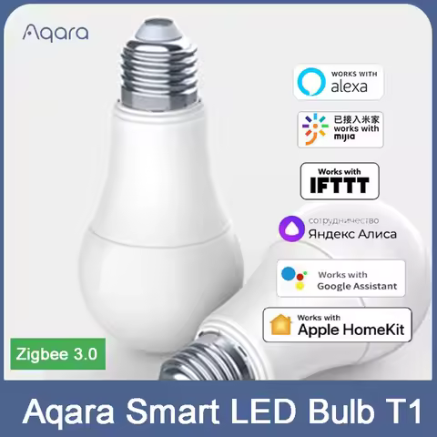 Aqara Smart LED Bulb T1 Smart home Work with MI Home App alexa ifttt google homekit Alice APP Color 