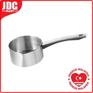 MURAH JDC Stainless Steel Milkpan With Handle 14cm Can Use for Induction Cooker/ Periuk Keluli Tahan Karat beserta Pemegang Boleh Guna Dapur Elektrik