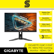 GIGABYTE G24F 2 24" IPS Gaming Monitor - 180Hz/1ms MPRT/2x HDMI/1x DP/1x 3.5mm