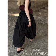 Balloon Pants Chunky Waist Big Leg Bomber Pants - Tharo Clothing [MH26QUAN77]