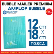 BUBBLE ENVELOPE 12CM X 18CM - BUBBLE MAILER - BUBBLE PACKING HELLO PREMIUM TOSCA