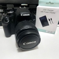 Canon EOS 500D 數碼單反相機 連原裝18-55mm f3.5-5.6 IS鏡頭 原裝電池 USB-C充電器