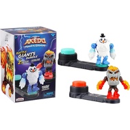 Legends of Akedo Powerstorm Battle Giants Bundle 2 Battle Giants Battling Action Figures Volcrag Versus Shatterclaw with Double Strike Armor and 2 Button Bash Controllers in The on