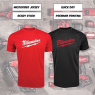 Milwaukee Boys' T-shirt 2024 New Men Sport Outdoor Jersey Quick Drying Breathabilit T-shirt