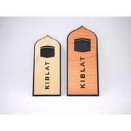 Penanda Kiblat Penunjuk Arah Kiblat Kayu Surau Signage