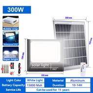 Lampu Tenaga Surya 500 Watt Lampu Sensor Cahaya Tahan Air Luar Ruangan Lampu Led Putih Lampu Banjir 