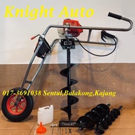 HARZ TAIWAN HZ-6021-52 / HZ6021-52 51.7cc 2-stroke Petrol Gasoline Engine Earth Auger Machine 1250W