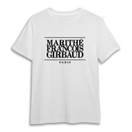 Kaos Marithe Francois Girbaud Paris Klasik Logo | T-Shirt Marithe Francois Girbaud Logo Clasic