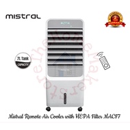 Mistral Remote Control Air Cooler with HEPA Filter MACF7 | MAC F7 (2 Years Warranty)