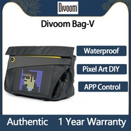 Original Divoom Sling Bag V Customizable Pixel Art Fashion Design Outdoor Sport Waterproof Mens and Women's Messenger iPad Bag Gift