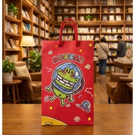 Double Sided Picture Red Blessing Paper Bag/Silly Crocodile