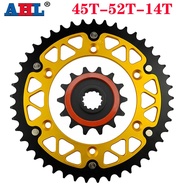 Motorcycle 45T~52T 14T Front & Rear Sprocket For SUZUKI DR250 DR-Z250 RM250 RMX250 DR350 DR-Z400 DRZ