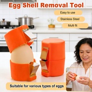 Egg Separator Handheld Hard Boiled Egg Opener Egg Peeler Egg Cube Eggshell Breaker Stainless Steel