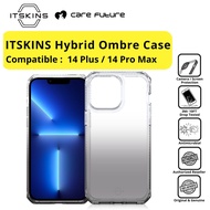 ITSKINS Hybrid Ombre Case for iPhone 14 Plus /14 Pro Max / Smoke