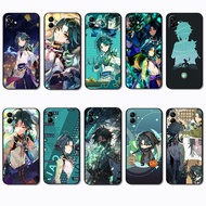 for Samsung A03S A03 A04 A04E A04S A05 A05S A06 NF18 xiao genshin impact Black Border TPU Phone Case