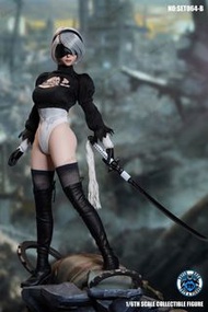 Brand new 1/6 super duck 2B Nier automata set 064B 2b 尼爾自動人形 可換 tbleague hottoys Starman i8 toys Ver