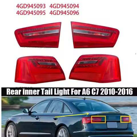 Tail Lights For Audi A6 C7 Sedan 2010-2016 Rear Tail Light Reversing Light Brake Warning Signal Ligh