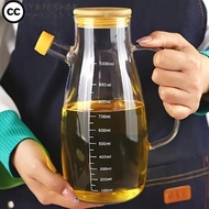 CC Oil Dispenser Bottle, 900/1000ML Food-grade Glass Oil Pot,  Large Capacity Leak-Proof Oil Storage