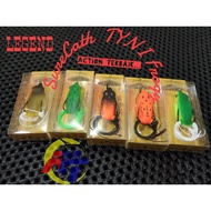 LURE SOFT FROG SF FROGY SURECATCH TINY weedless rubber FROG
