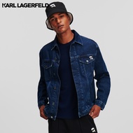 KARL LAGERFELD - K/IKONIK SLIM-FIT DENIM JACKET 240M1400