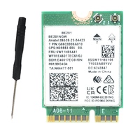 BE201 M. 2 WIFI7 Card 8774Mbps Tri-Band WiFI 7 Wireless Module Bluetooth5.4 Cnvio3 AX211 for Win10/1