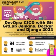[Video Course] DevOps: CICD with Git GitLab Jenkins, Docker and Django
