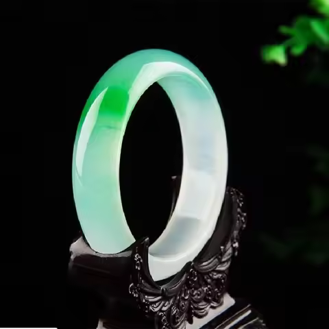 Charm Jade Bangle Jewellery Fashion Accessories Luck Bracelet Amulet