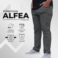 Celana Pria Gunung Outdoor Quickdry Hikemore Alfea Reguler