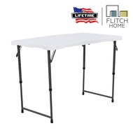 Lifetime 4 FT Fold-In-Half Table - White