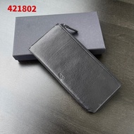 421802 Clutch Bag Long Wallet Cowhide Zipper Wallet 20 x 9 x 1.5cm