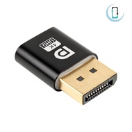 [AT] Virtual Display Adapter DP Display Port Dummy Plug 4K Headless Ghost Emulator Connector EDID 4K