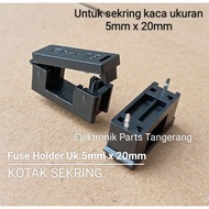PCB FUSE HOLDER For Glass Fuses 5mm x 20mm GLASS FUSE BOX 5mm x 20mm GLASS FUSE BOX PCB FUSE BOX