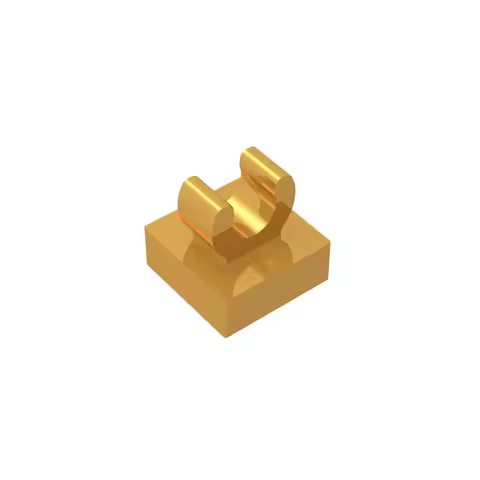 BRICKE Brick Top with Clamping Plate Building Blocks 818 Compatible with LEGO 15712 12825 2555 93794