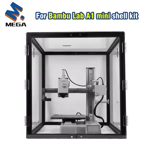 For Bambu Lab A1 Mini Enclosure Assemble kit Acrylic PC Panel Protective Cover Visibale For Kingroon