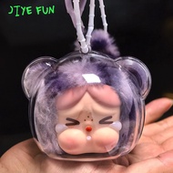 High-Quality Transparent Display Case for Crybaby Wild Cute Leopard Cat Vinyl Plush Pendant Doll Pro