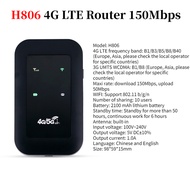 Portable 4G/5G Mobile WIFI Router 150Mbps 4G LTE Wireless Router With Sim Card Slot Pocket MiFi Modem Car Mobile Wifi Hotspot  modem 5g 5g modem