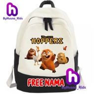 DISNEY HOPPERS CHARACTER CHILDREN'S BACKPACK KING GEORGE LOAF MABEL HOPPERS TK/SD