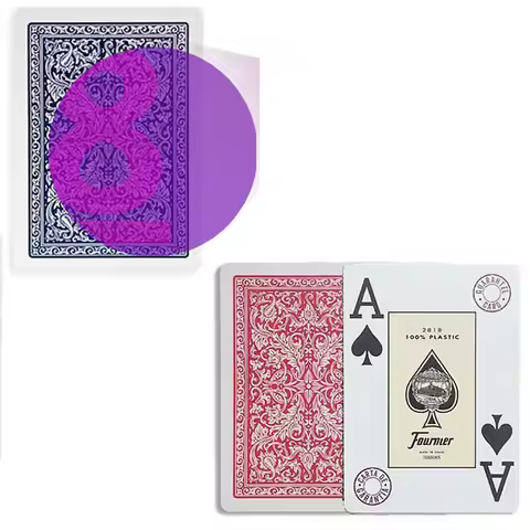 Infrared Marked Cards for UV Invisible Ink lenses Anti Cheating Poker Fournier 2818 Board Game