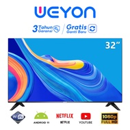 WEYON Smart TV32 inch TV Smart Led 32 inch TV  Digital Led 32 inch Murah Promo HD Ready Televisi led murah 32 promo