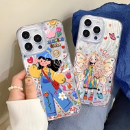 [CD04] Custom Hologram Casing Oppo Reno 5 6 7 8 10 11 Pro 5g 8t 11f 4f 5f Softcase Silver Feather