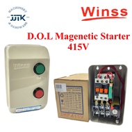 WINSS D.O.L Magnetic Starter Motor Starter Machine Starter Water Pump Starter 415V (3HP, 5HP, 7.5HP,