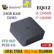 Beelink EQi12 Intel i7 12650 Windows Mini PC 24GB DDR5 RAM 4TB SSD Gaming PC Gaming Computer Desktop