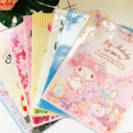 Japanese Stationery Sanrio Student A4 2-Piece Folder Storage Bag KITTY Melody Gemini